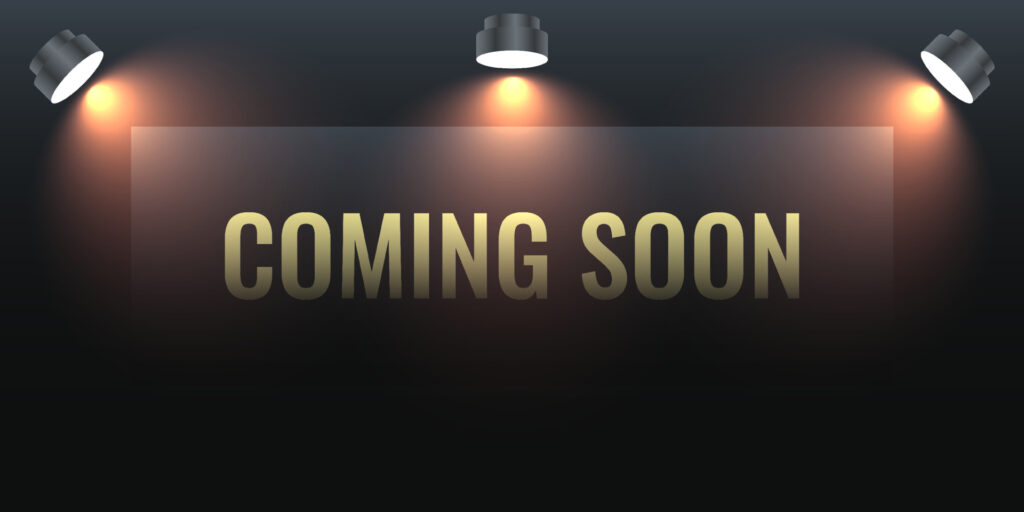 coming soon background illustration template design free vector